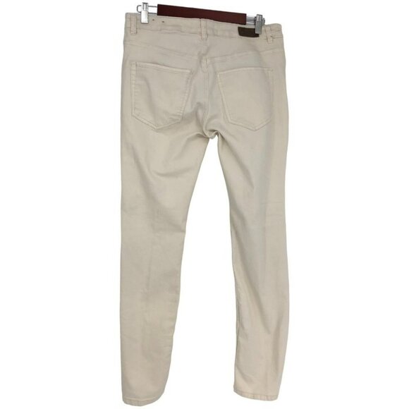 H&M Label  Of Graded Goods LOGG beige Skinny Jeans size 14 - Picture 3 of 16